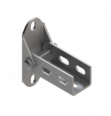 TSF P 38-41 4F6 HDG Фланец седельный Termoclip поворотный гоц. сталь, 50x120x150x4 мм