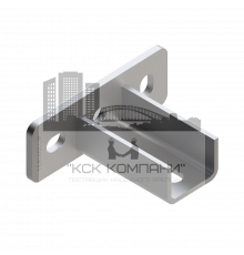 TSF T 38-41 6F2 HDG Фланец седельный Termoclip поперечный гоц. сталь, 51x34x4x90 мм