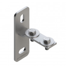 28 4F2 Фланец торцевой Termoclip поперечный, M8 82.5x120x4 мм