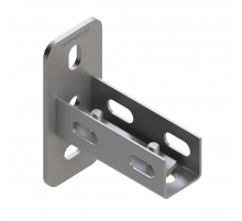 TSF U 28 4F6 Фланец седельный Termoclip универсальный оц. сталь, 35x30x2x95 мм