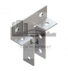 38-41 4F10 HZn Соединитель угловой Termoclip Т-образный гоц. сталь, 44x99x142x4 мм
