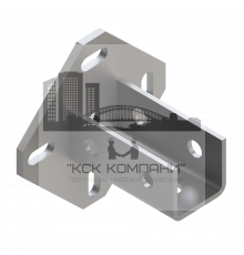 TSF U 38-41 6F6 HDG Фланец седельный Termoclip универсальный гоц. сталь, 42x44.5x4x96 мм