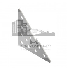 38-41 4F11 Пластина соединительная Termoclip треугольная ОЦ, 190x190x4 мм