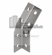 135 ̊ 38-41 4F8 4x4 Угол универсальный Termoclip оцинкованный, 40x94x4 мм