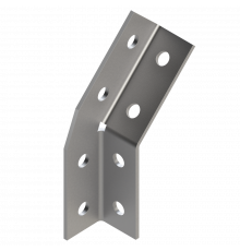 135 ̊ 38-41 4F8 HZn 4x4 Угол универсальный Termoclip гор. цинк, 40x94x4 мм
