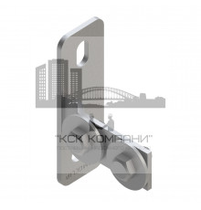 28 4F2 Фланец торцевой Termoclip продольный, M8 82.5x120x4 мм