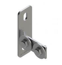 28 4F2 Фланец торцевой Termoclip продольный, M8 82.5x120x4 мм