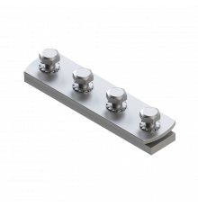 38-40 8F4 M10 Соединитель продольный Termoclip для профилей, 30/40x152x4/8 мм