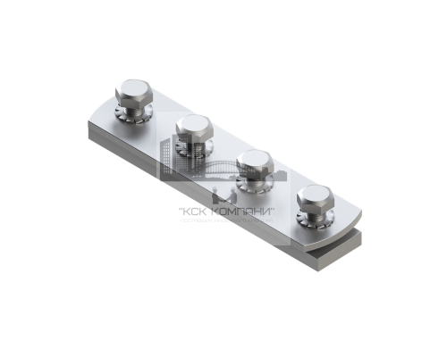 38-40 8F4 M10 Соединитель продольный Termoclip для профилей, 30/40x152x4/8 мм  купить в Москве