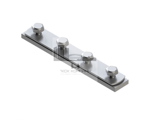 28 6F4 M8 Соединитель продольный Termoclip для профилей, 23x148/152x2/6 мм  купить в Москве