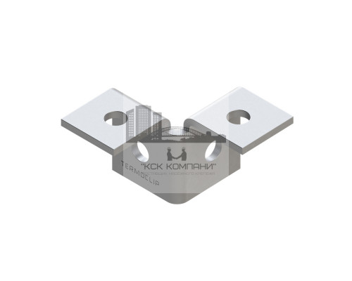 38-41 4F4 Уголок двусторонний Termoclip для профиля, 34x48x38x4 мм  купить в Москве