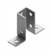 38-41 4F8 HZn Соединитель фланцевый 3D Termoclip гоц. сталь, 42x142x4 мм