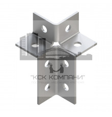 38-41 4F8 HZn Соединитель угловой Termoclip Т-образный гоц. сталь, 44x95x47x4 мм