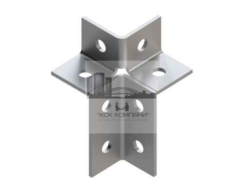 38-41 4F8 Соединитель угловой Termoclip Т-образный оц. сталь, 44x95x47x4 мм  купить в Москве