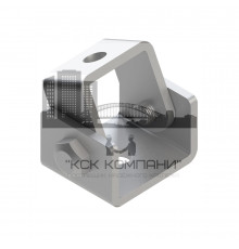 5F2 HDG Скоба шарнирная Termoclip для вертикального монтажа гоц. сталь, M12x16 50x62x5 мм