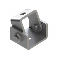 5F2 HDG Скоба шарнирная Termoclip для вертикального монтажа гоц. сталь, M12x16 50x62x5 мм