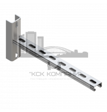 TCA U 21 HDG Консоль Termoclip с седельной опорой гоц. сталь, 41x21x2x300 мм