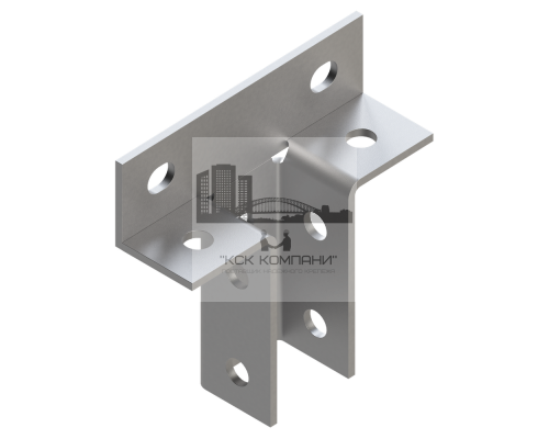 38-41 4F10 Соединитель угловой Termoclip Т-образный оц. сталь, 44x99x142x4 мм  купить в Москве