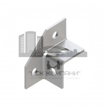 90 ̊ 38-41 4F4 2x2 Угол универсальный Termoclip оцинкованный, 40x44x4 мм