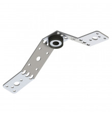 A 2F Кронштейн A-образный Termoclip c виброгасителем оц. сталь/каучук, M8/M10 30x45/61x32x2 мм