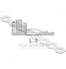 LS2 Лента монтажная перфорированная Termoclip волнистая оц. сталь, 12x0.5x30000 мм