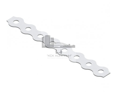 LS2 Лента монтажная перфорированная Termoclip волнистая оц. сталь, 12x0.5x30000 мм  купить в Москве