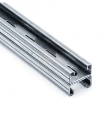 TSC 21D Zn275 Профиль монтажный Termoclip двойной для высоких нагрузок гоц. сталь 20 мкм, 41x42x1.5x3000 мм