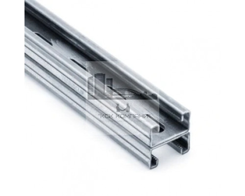 TSC 21D Zn275 Профиль монтажный Termoclip двойной для высоких нагрузок гоц. сталь 20 мкм, 41x42x1.5x3000 мм