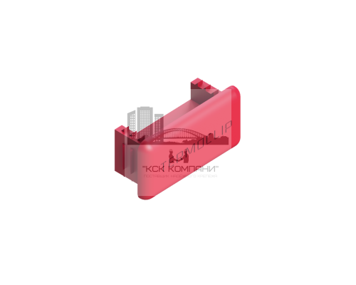 TEC SC Заглушка пластмассовая Termoclip для профиля и консолей, 41x21 мм  купить в Москве