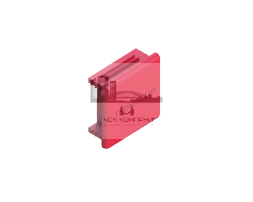 TEC SC Заглушка пластмассовая Termoclip для профиля и консолей, 41x41 мм  купить в Москве