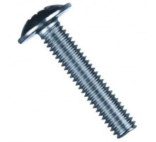 Винт мебельный DIN 967 с полусферической головкой и прессшайбой комбинированный COMBI шлиц PZ полная резьба оцинкованная сталь класс прочности 4