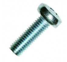 Винт с цилиндрической головкой IEK шлиц Phillips оцинкованная сталь, M6x10 мм