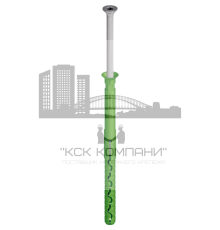 Фасадный дюбель EJOT (ЭЙОТ) SDF-S plus 8UB V с потайной головкой и шурупом со шлицем Torx для монтажа клинкирных систем в бетоне и кирпиче (полиамид/оци