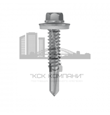 Самосверлящий самонарезающий винт с шайбой TERMOCLIP (ТЕРМОКЛИП) CDS 5 G16 оцинкованная сталь, 5.5x60 мм