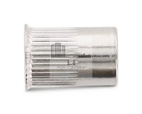 Заклепка-гайка резьбовая с уменьшенной потайной головкой и насечками ART 1021 (A2), M8x16 мм