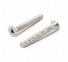 Винт ISO 10642 (A4) с потайной головкой и внутренним шестигранником, M20X45