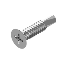 Винт самонарезающий сверлоконечный DIN 7504 P (A2) с потайной головкой шлиц Phillips нержавеющая сталь A2, D3.5x22