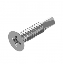 Винт самонарезающий сверлоконечный DIN 7504 P (A2) с потайной головкой шлиц Phillips нержавеющая сталь A2, D3.5x22