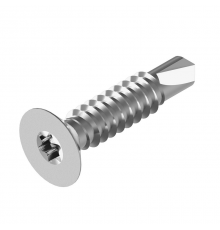 Винт самонарезающий сверлоконечный DIN 7504 P (A2) с потайной головкой шлиц Torx нержавеющая сталь A2, D4.8x38