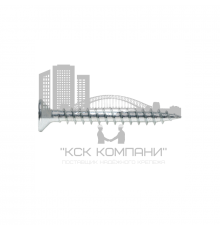 Саморез по металлу с острым концом DIN 7982 с потайной головкой и полной резьбой шлиц Phillips оцинкованная сталь 4.6-5.8, 3.9x25 мм