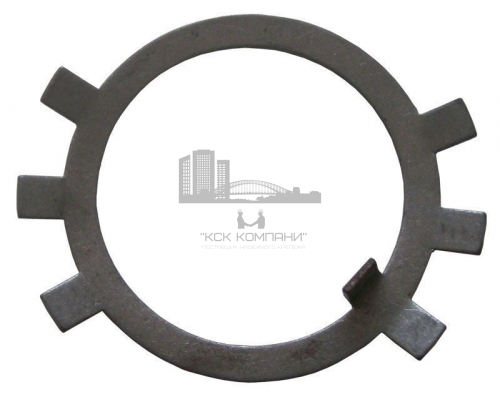 Шайба стопорная ГОСТ 11872-89 класса точности А стальная многолапчатая без покрытия, M56x57 мм