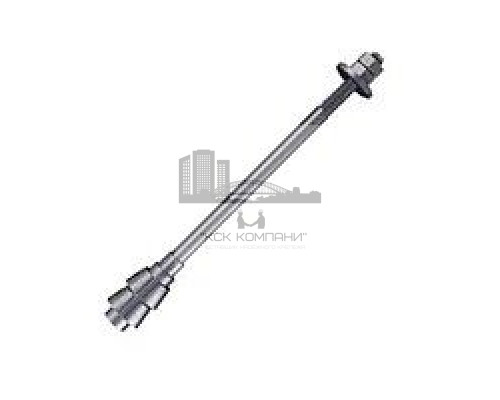 Болт фундаментный анкерный с коническим концом ГОСТ 24379.1-80 Тип 6.1 сталь без покрытия, M20x500 мм  купить в Москве