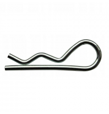 Шплинт пружинный DIN 11024E нержавеющая сталь А2, 2.5/3x46x24 мм