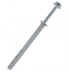 Фасадный дюбель с шурупом FISCHER (ФИШЕР) SXRL-FUS с шестигранной головкой и пресс-шайбой (нейлон/оцинкованная сталь), 14x200 мм