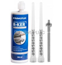 Химический клеевой анкер летний RAWLPLUG (РАВПЛАГ) R-KER-400-S без стирола для применения с анкерными шпильками, втулками и арматурой в бетоне (вини