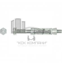 Анкер-гильза RAWLPLUG Rawlbolt с болтом оцинкованная сталь 8.8, M10х140/75 мм