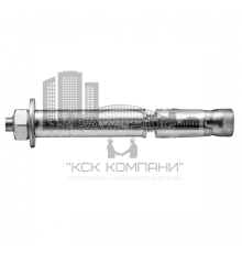 Анкерный болт распорный RAWLPLUG R-SPL-BP с гайкой оцинкованная сталь 8.8, М12 135/25 мм