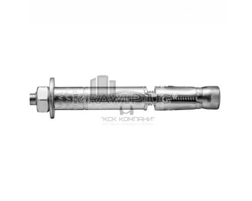 Анкерный болт распорный RAWLPLUG R-SPL-BP с гайкой оцинкованная сталь 8.8, М12 160/50 мм  купить в Москве