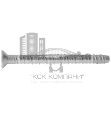 Анкер-шуруп RAWLPLUG R-LX-CS-ZF с потайной головой, 10x60 мм