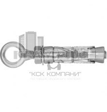 Анкер-гильза RAWLPLUG Rawlbolt с кольцом (рым-болтом) оцинкованная сталь 8.8, M6х73 мм